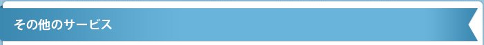 その他のサービス