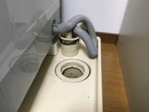 洗濯機内の排水経路で詰まっている可能性