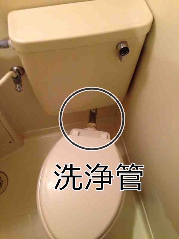 洗浄管があるトイレとは？